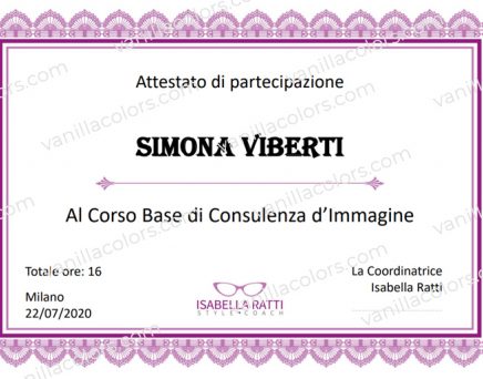 Simona-Viberti_VANILLACOLORS_riordino-armadi-consulenza-di-immagine-personal-shopper_ATTESTATO_IsabellaRatti-corso